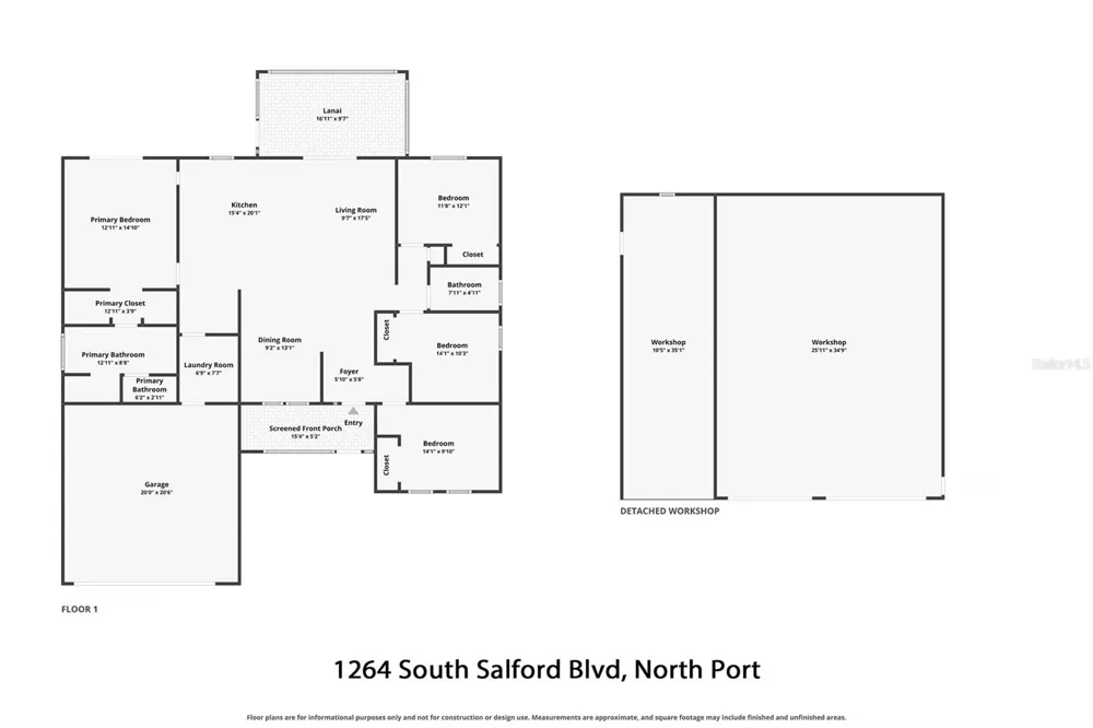 1264 S SALFORD BOULEVARD North Port, FL 34287
