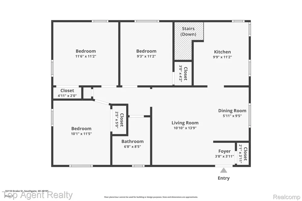 15110 Drake Street Southgate City, MI 48195