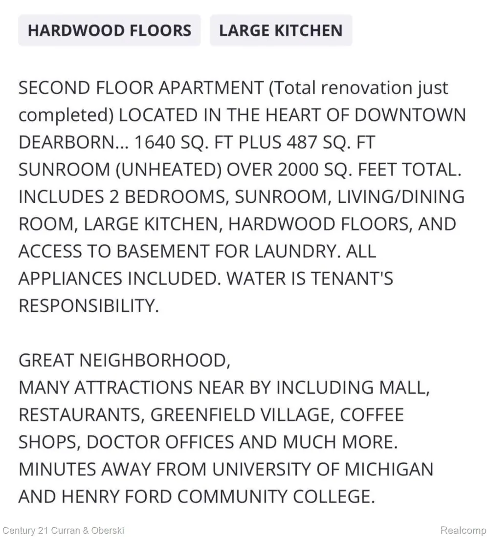 1551 MASON STREET Dearborn City, MI 48124