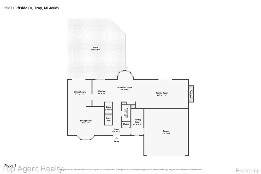 5963 Cliffside Drive Troy City, MI 48085