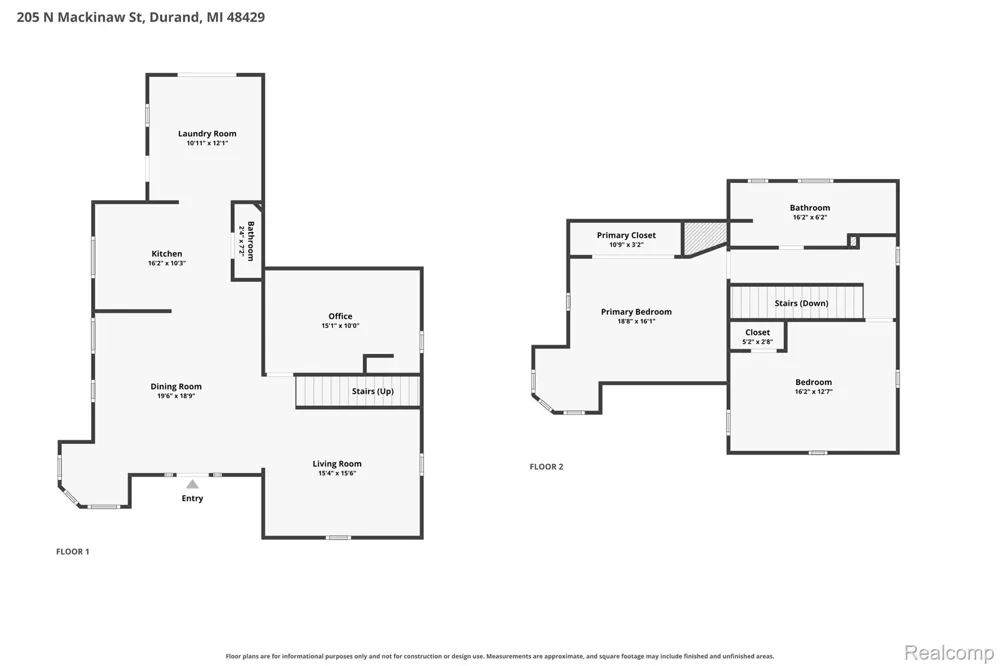 205 Mackinaw Street Durand City, MI 48429