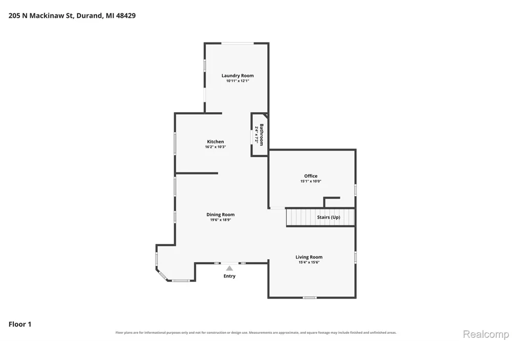 205 Mackinaw Street Durand City, MI 48429
