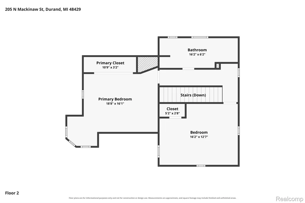 205 Mackinaw Street Durand City, MI 48429
