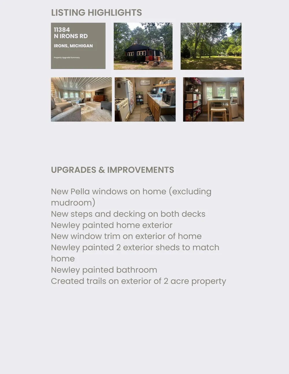 11384 Irons Road Eden Township, MI 49644