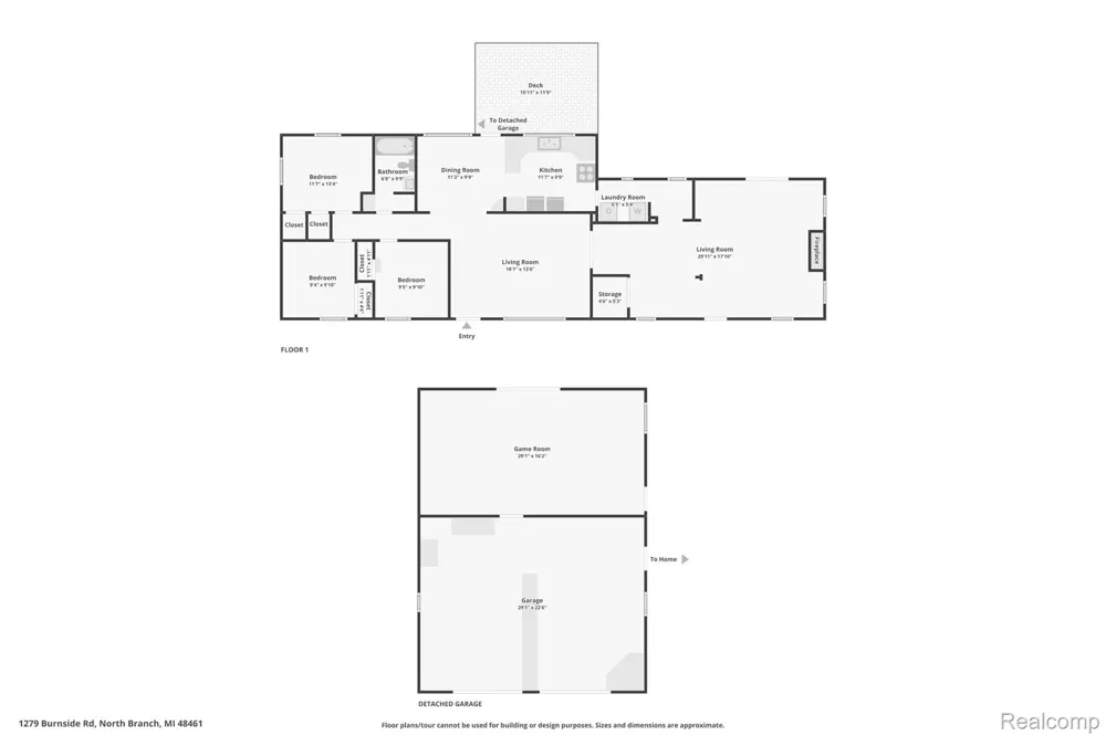 1279 E Burnside Road Deerfield Township, MI 48461