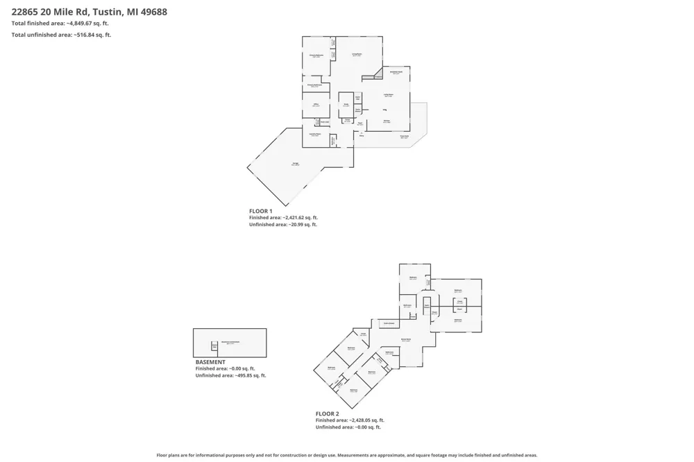 22865 20 Mile Road Burdell Township, MI 49688
