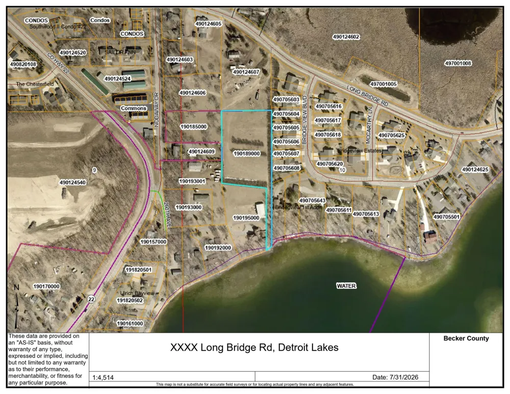 XXXX Long Bridge Road Detroit Lakes, MN 56501