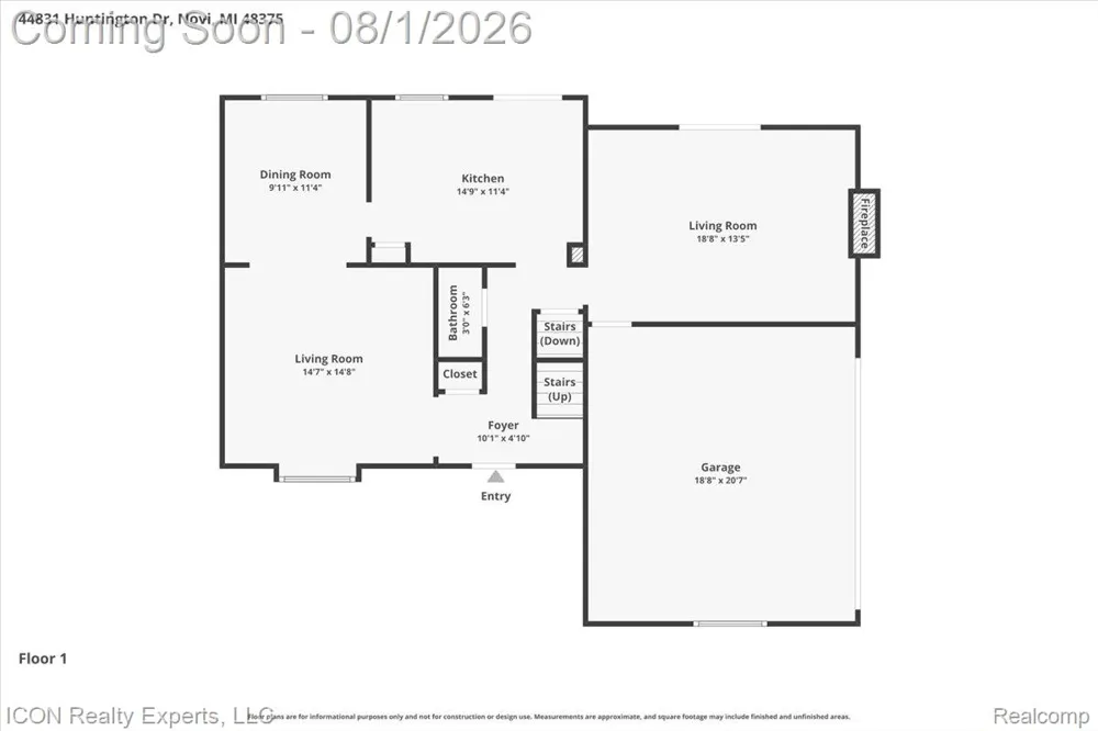 44831 Huntington Drive Novi City, MI 48375