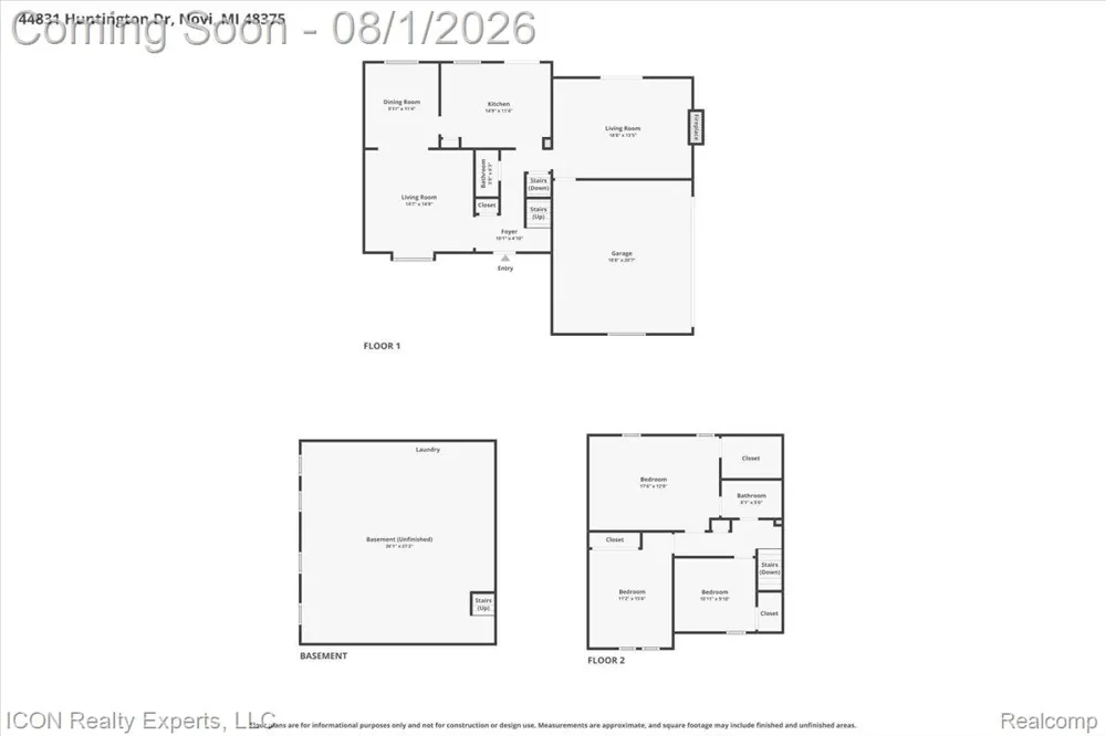 44831 Huntington Drive Novi City, MI 48375