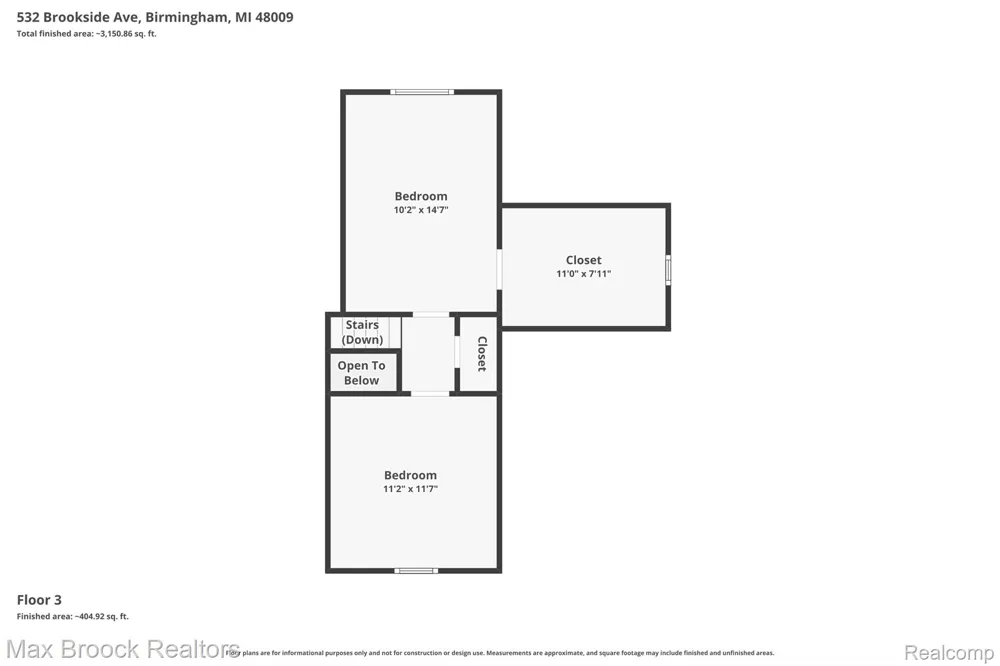 532 Brookside Avenue Birmingham City, MI 48009