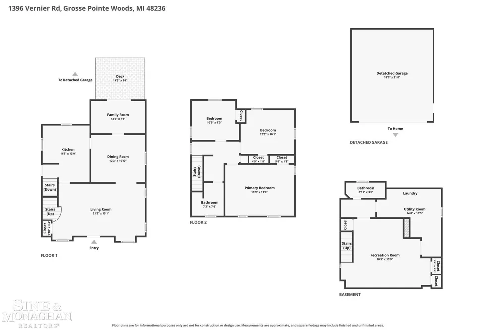 1396 Vernier Road Grosse Pointe Woods City, MI 48236
