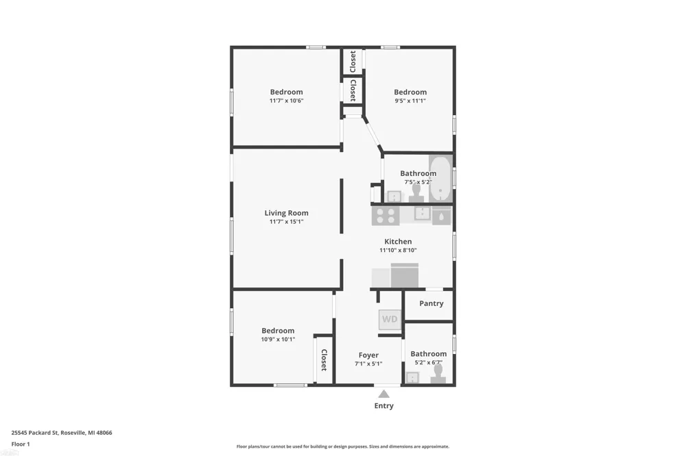 25545 Packard Street Roseville City, MI 48066
