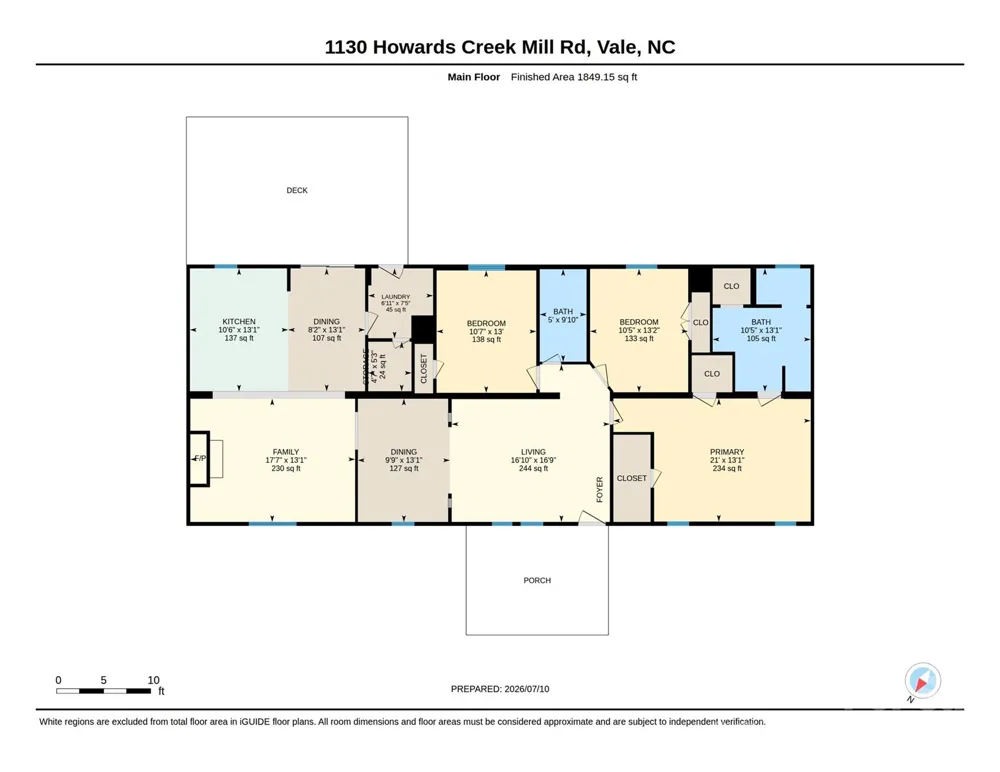 1130 Howards Creek Mill Road Vale, NC 28168