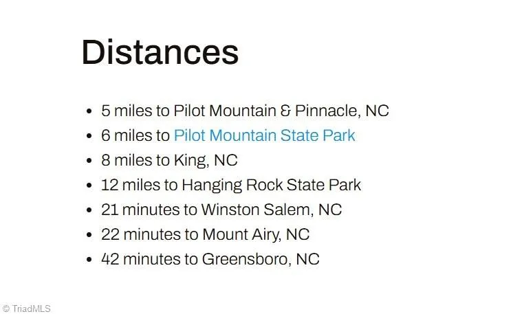 4 Old Mill Road Pinnacle, NC 27043