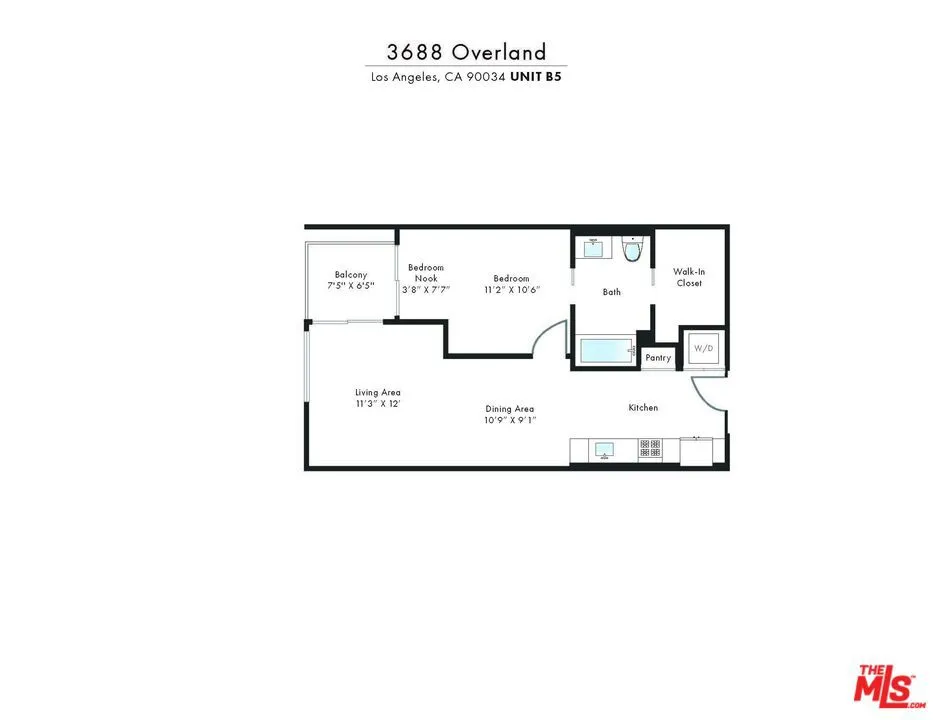 3688 Overland Avenue #PH3 Los Angeles, CA 90034