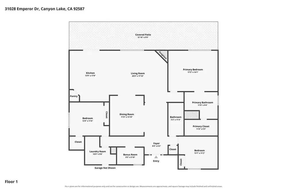 31028 Emperor Drive Canyon Lake, CA 92587