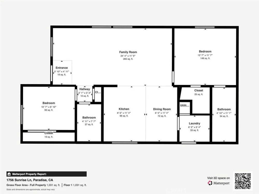 1756 Sunrise Lane Paradise, CA 95969