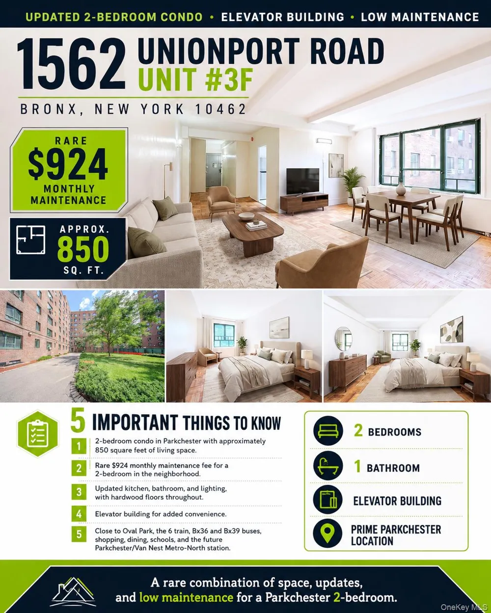1562 Unionport Road #3F Bronx, NY 10462