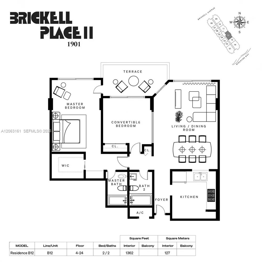 1901 Brickell Ave #B512 Miami, FL 33129