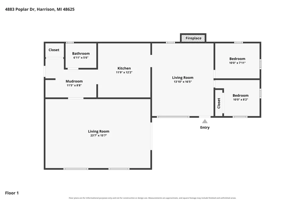 4883 Poplar Drive Hayes Township, MI 48625