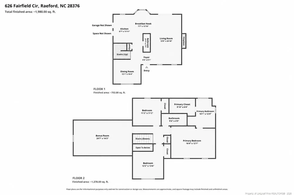 626 Fairfield Circle Raeford, NC 28376