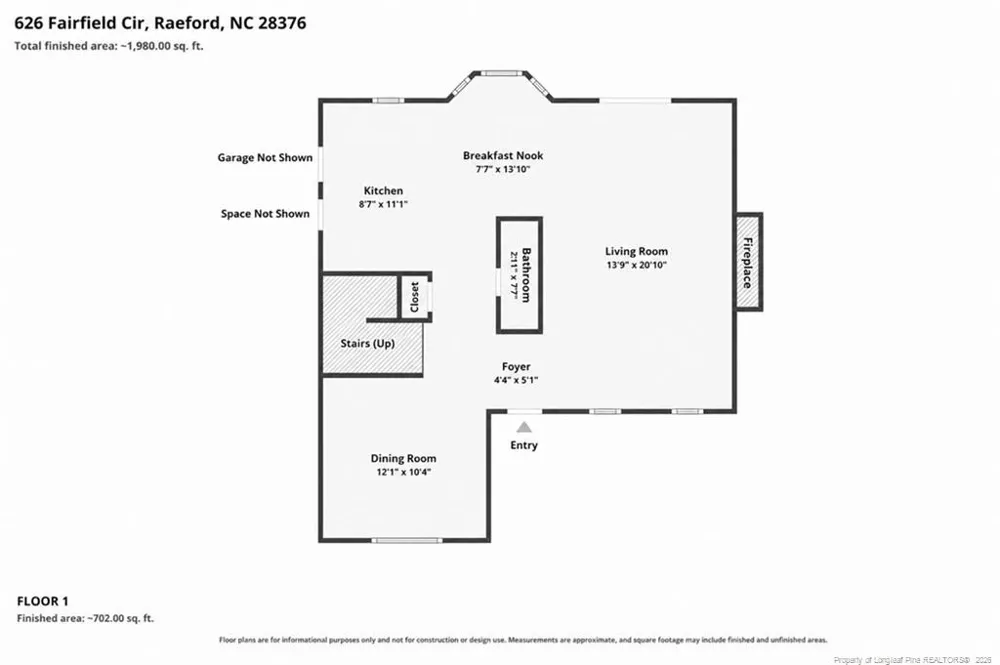 626 Fairfield Circle Raeford, NC 28376