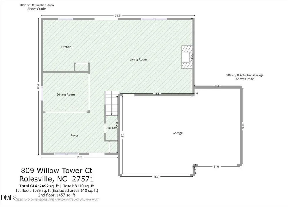 809 Willow Tower Court Rolesville, NC 27571