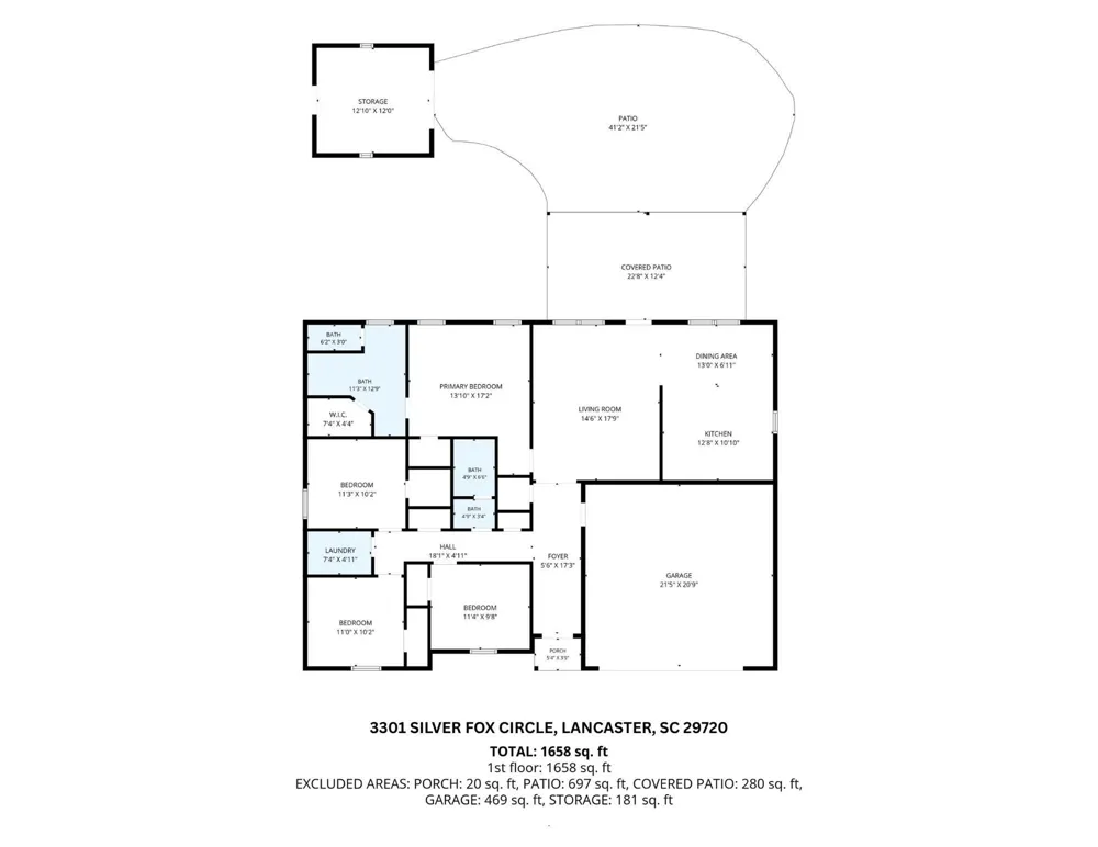 3301 Silver Fox Circle Lancaster, SC 29720