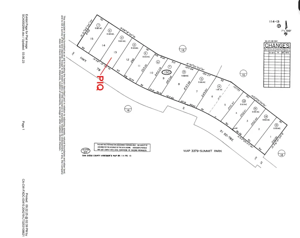 Highway 79 Warner Springs, CA 92086