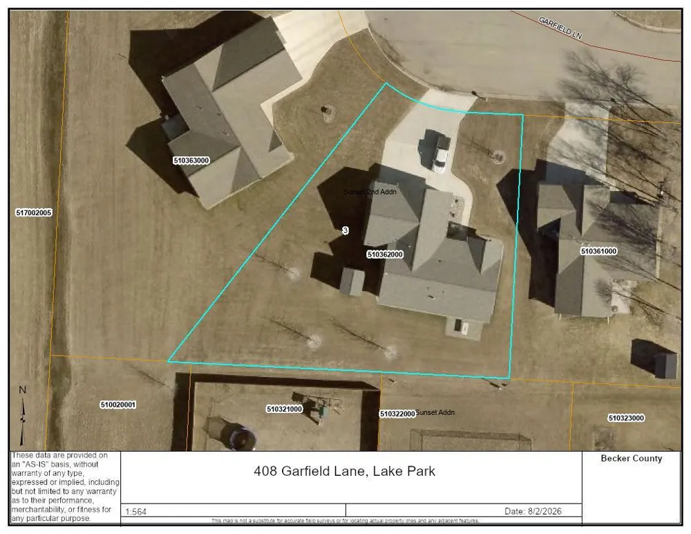 408 Garfield Lane Lake Park, MN 56554