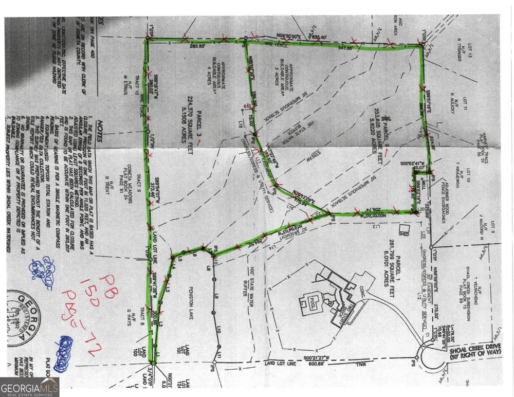 115-LOT 101/ PARCEL 2/ 5.82AC Shoal Creek DR Sharpsburg, GA 30277