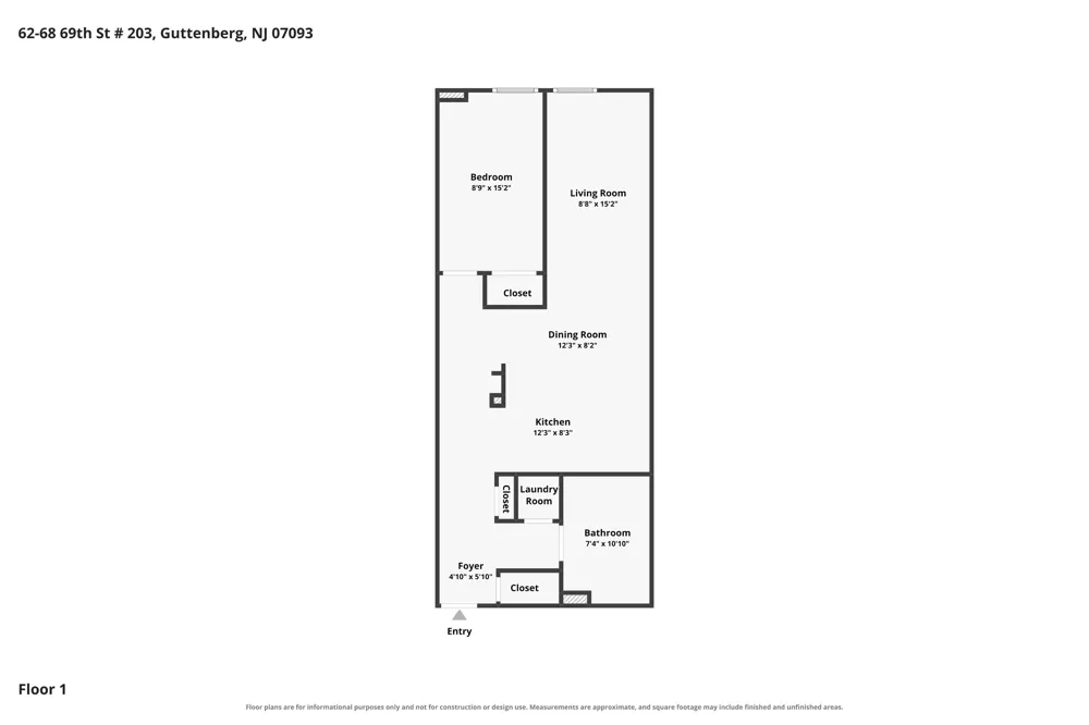 62-68 69TH ST Guttenberg, NJ 07093