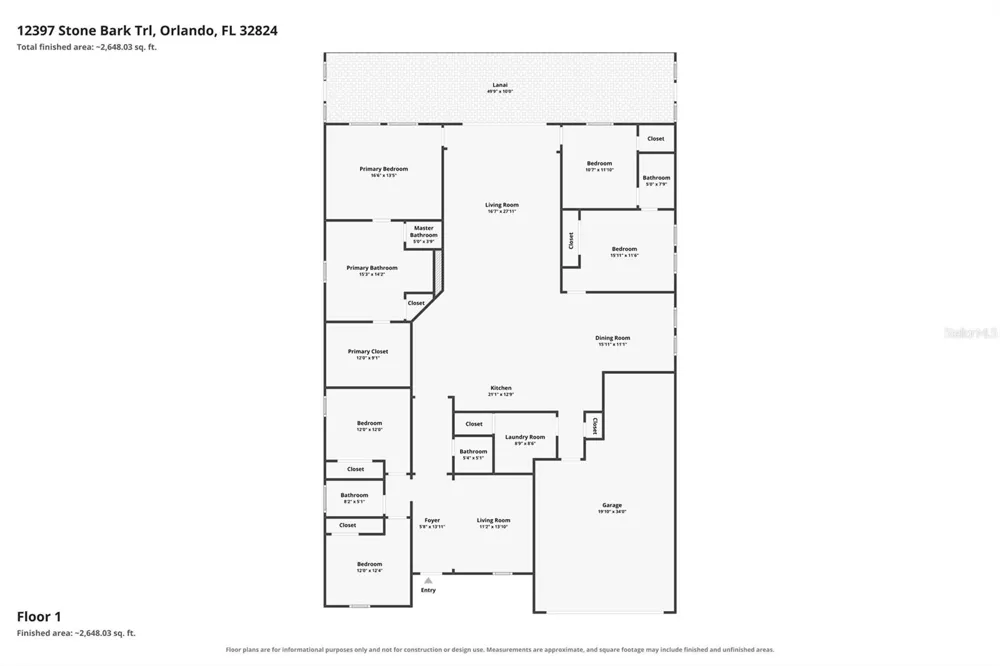 12397 STONE BARK TRAIL Orlando, FL 32824