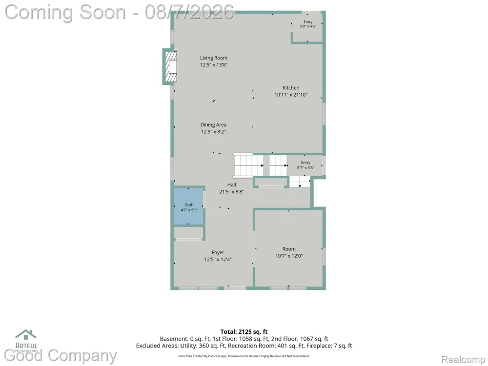 1722 Roszel Street Royal Oak City, MI 48067