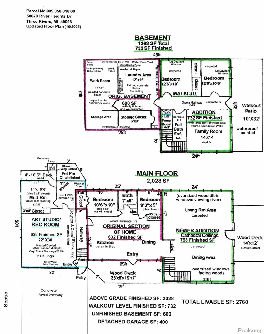 58670 River Heights Drive Three Rivers City, MI 49093