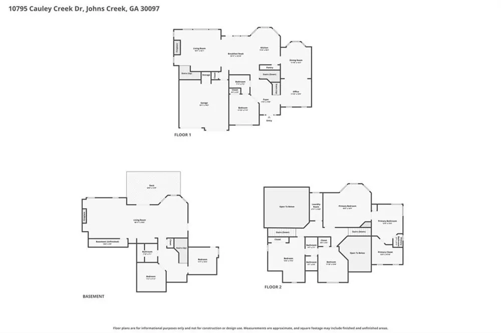 10795 Cauley Creek Drive Johns Creek, GA 30097