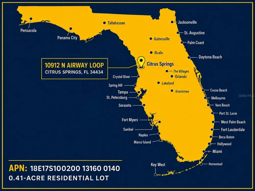 10912 AIRWAY LOOP Citrus Springs, FL 34434