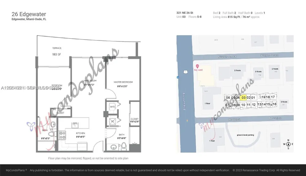 321 NE 26th #703 Miami, FL 33137