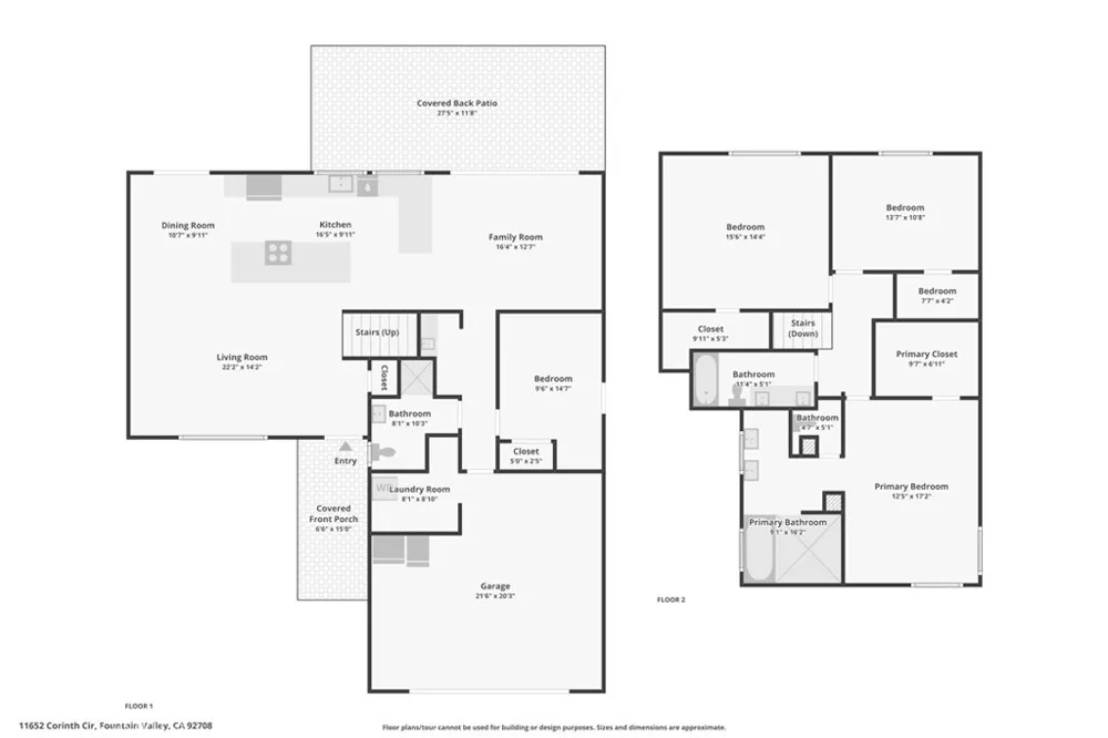 11652 Corinth Fountain Valley, CA 92708