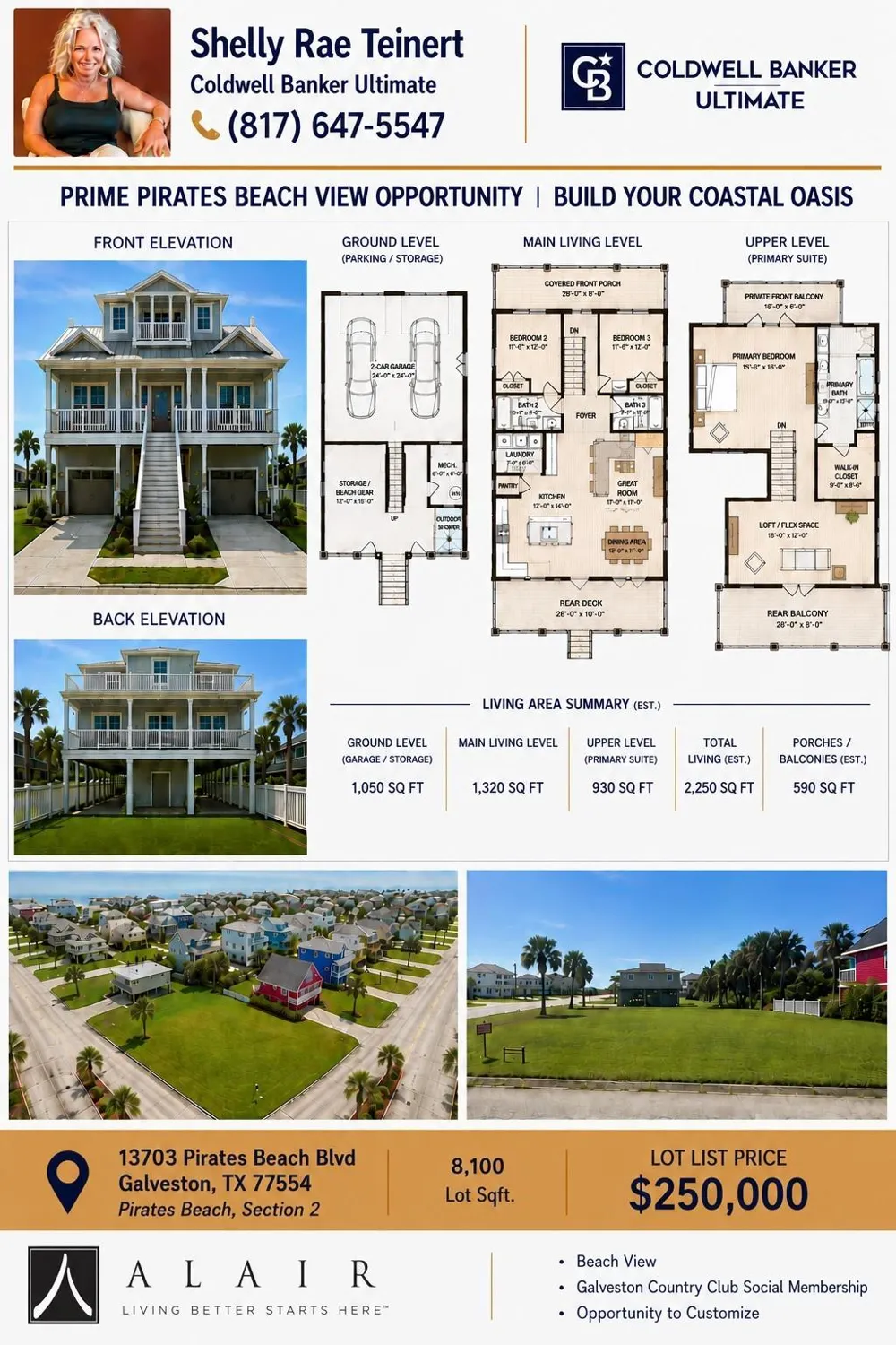 13703 Pirates Beach Boulevard Galveston, TX 77554