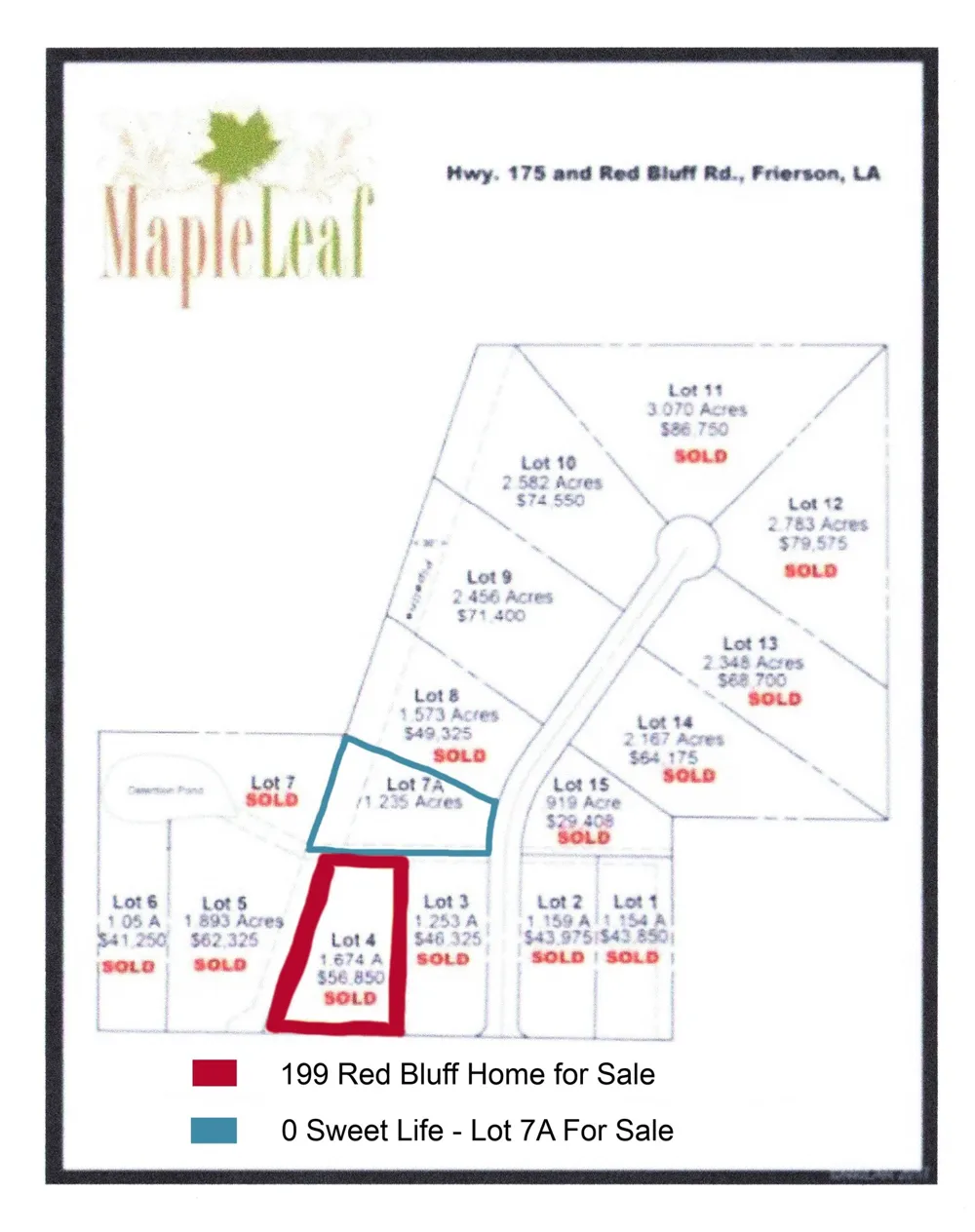 199 Red Bluff Road Frierson, LA 71027