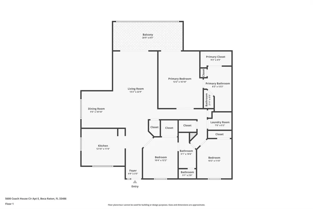 5751 Coach House Circle #E Boca Raton, FL 33486