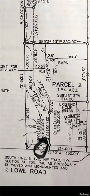5516 W Lowe Road Howell Township, MI 48836