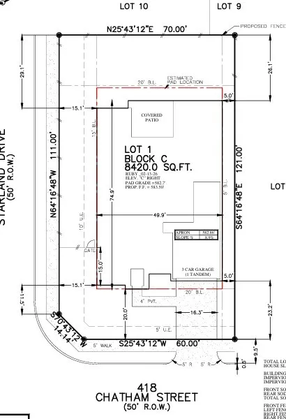 418 Chatham Street Lakewood Village, TX 75068