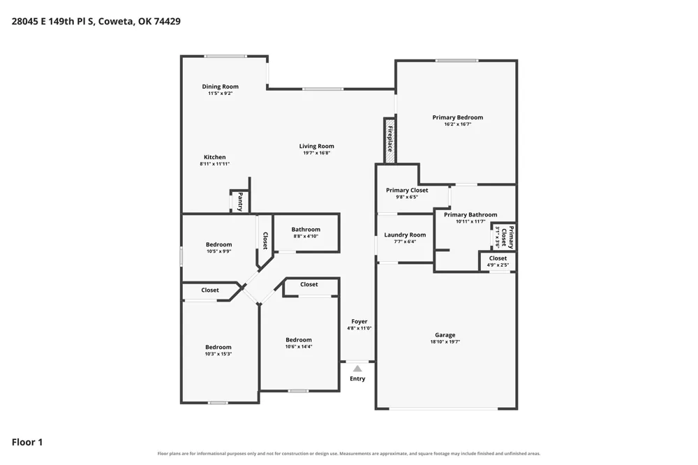28045 E 149th Place Coweta, OK 74429