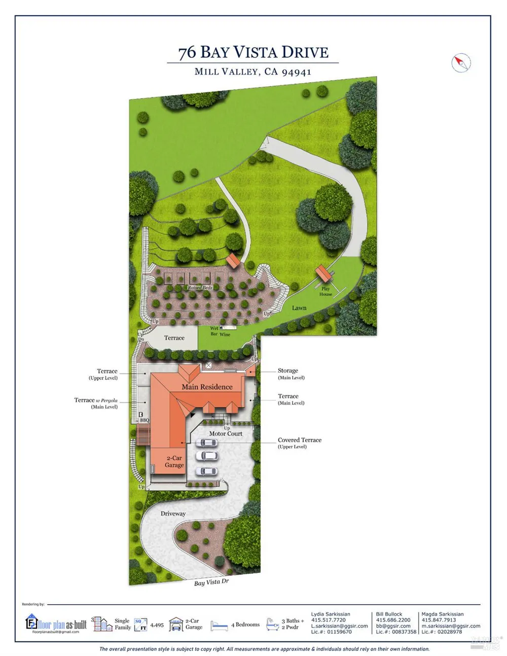 76 Bay Vista Drive Mill Valley, CA 94941