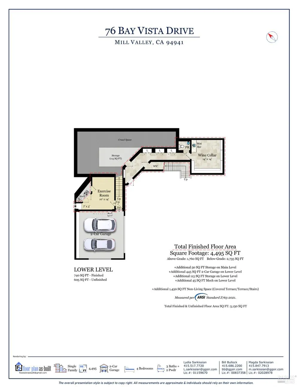76 Bay Vista Drive Mill Valley, CA 94941