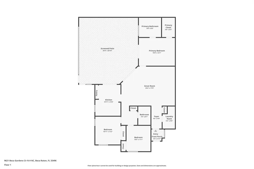 9621 BOCA GARDENS CIRCLE #C Boca Raton, FL 33496