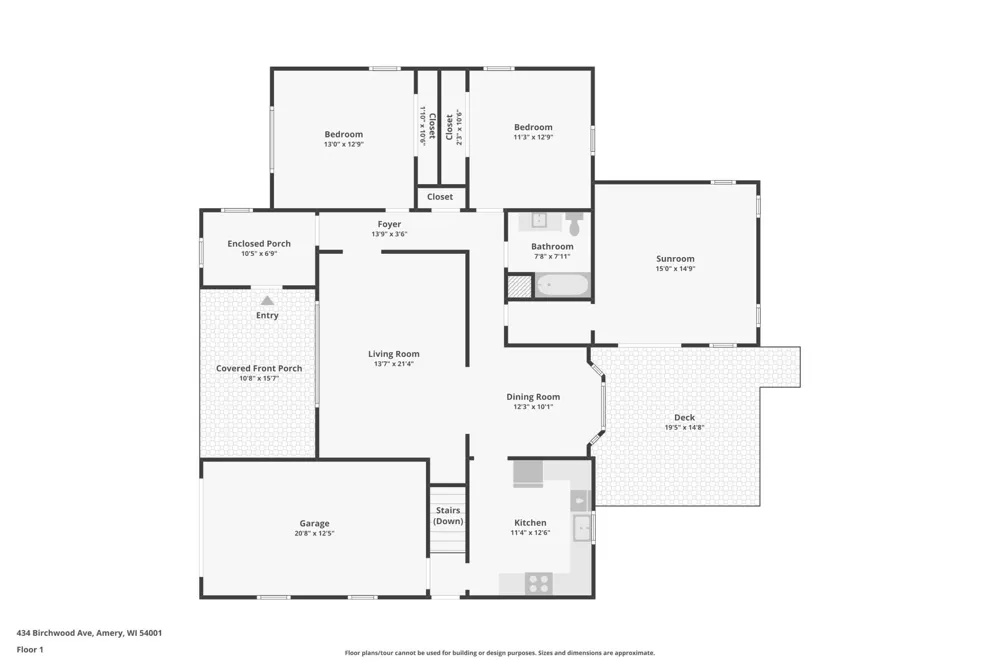 434 Birchwood Avenue Amery, WI 54001