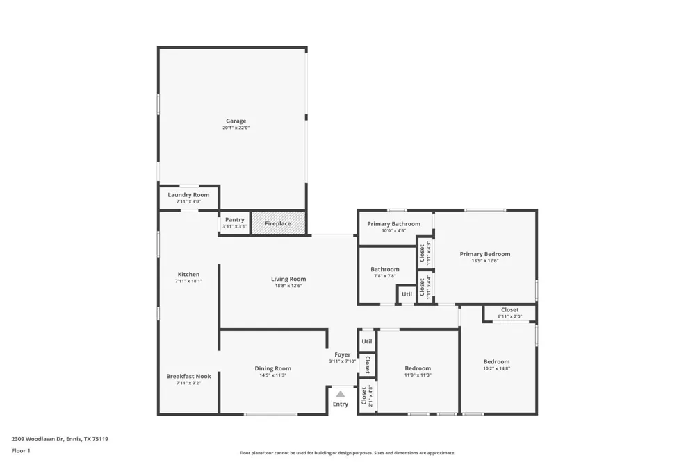 2309 Woodlawn Drive Ennis, TX 75119